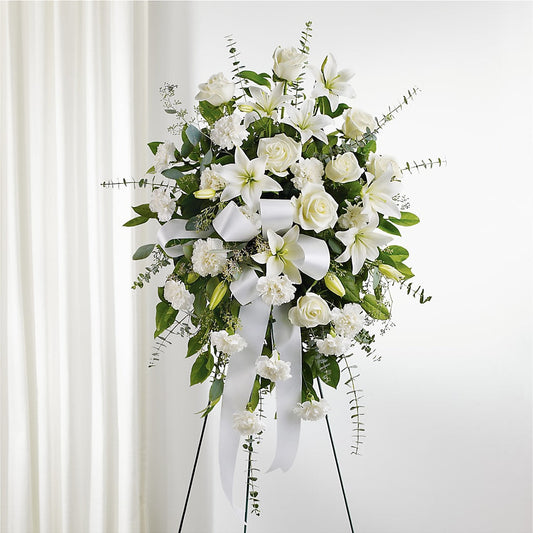 With Care Standing Spray – GEORGE'S FLOWERS, Los Angeles CA