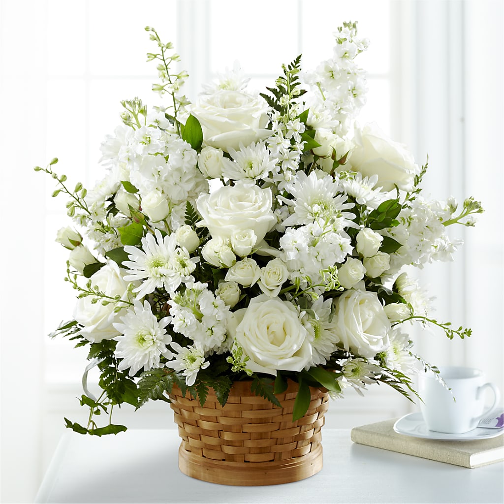 Heartfelt Condolences Arrangement – GEORGE'S FLOWERS, Los Angeles CA