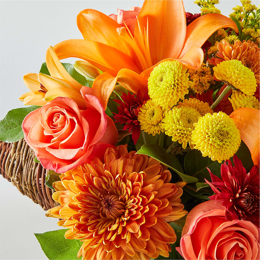 Bouquet of Blessings Cornucopia – GEORGE'S FLOWERS, Los Angeles CA