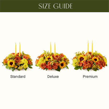 Autumn Harmony Centerpiece – GEORGE'S FLOWERS, Los Angeles CA