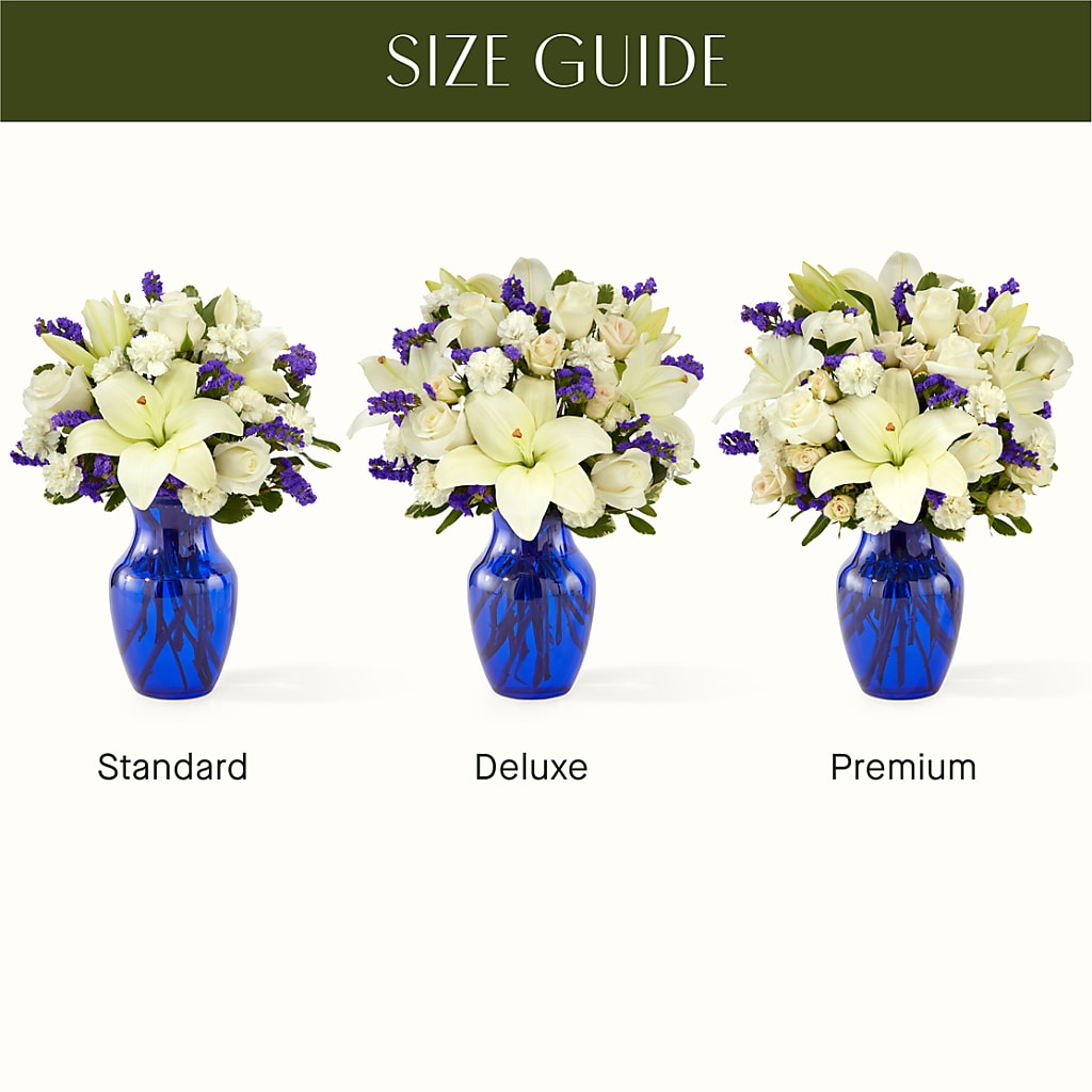 Sapphire Rush Bouquet – GEORGE'S FLOWERS, Los Angeles CA