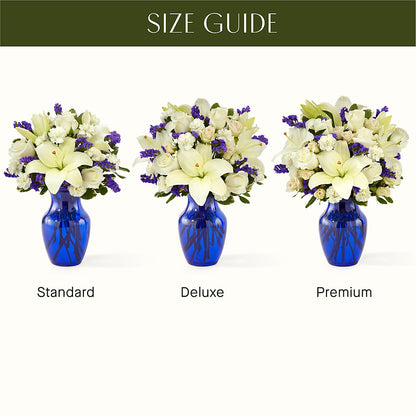 Sapphire Rush Bouquet – GEORGE'S FLOWERS, Los Angeles CA