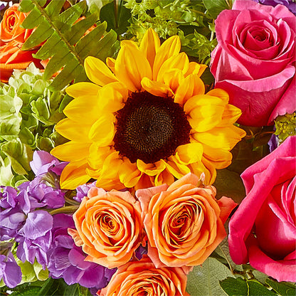 Vibrant Greetings Bouquet – GEORGE'S FLOWERS, Los Angeles CA