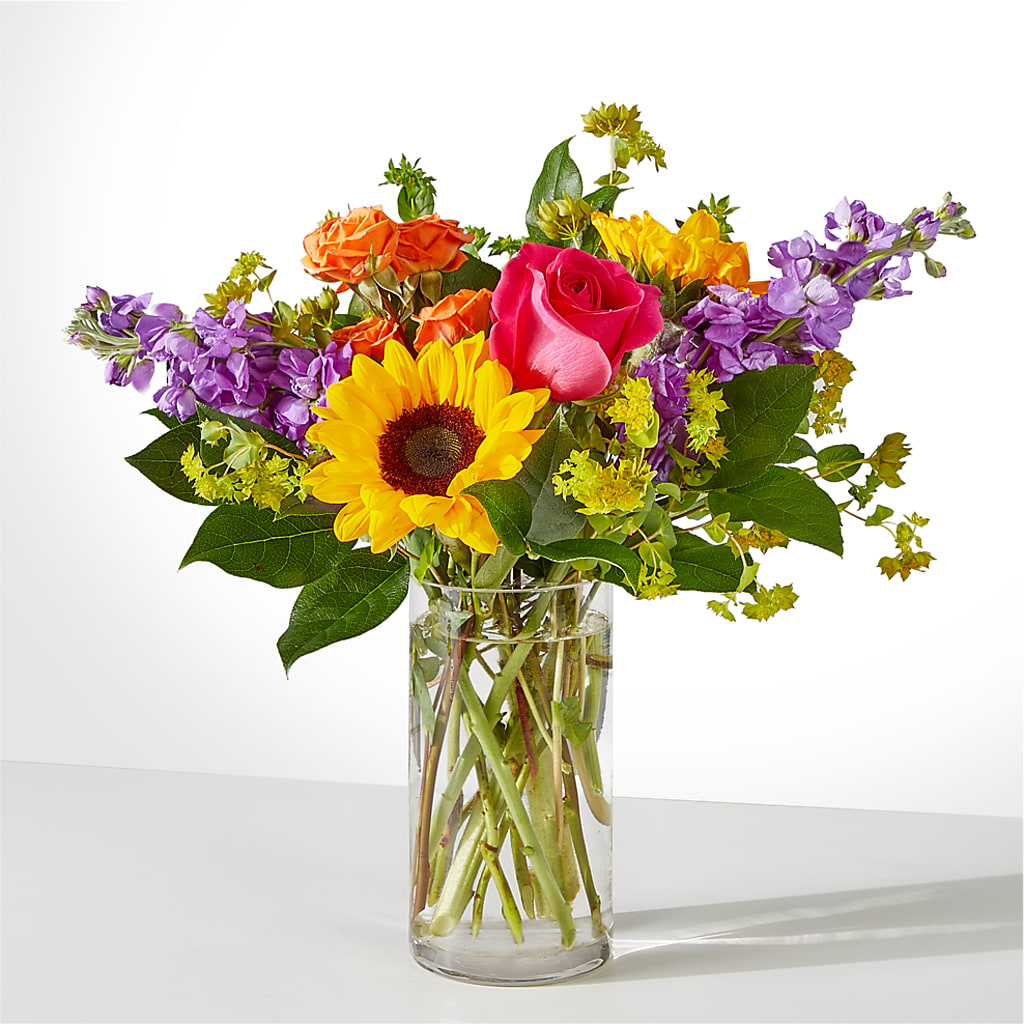 Vibrant Greetings Bouquet – GEORGE'S FLOWERS, Los Angeles CA
