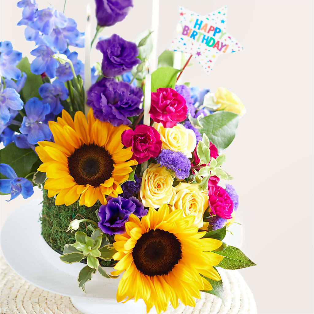 Star of the Day Floral Cake – GEORGE'S FLOWERS, Los Angeles CA