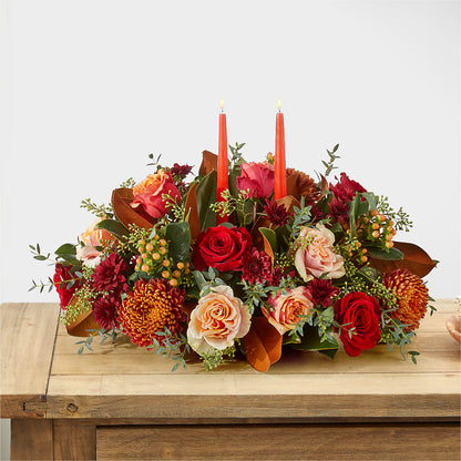 Gather Near Centerpiece – GEORGE'S FLOWERS, Los Angeles CA