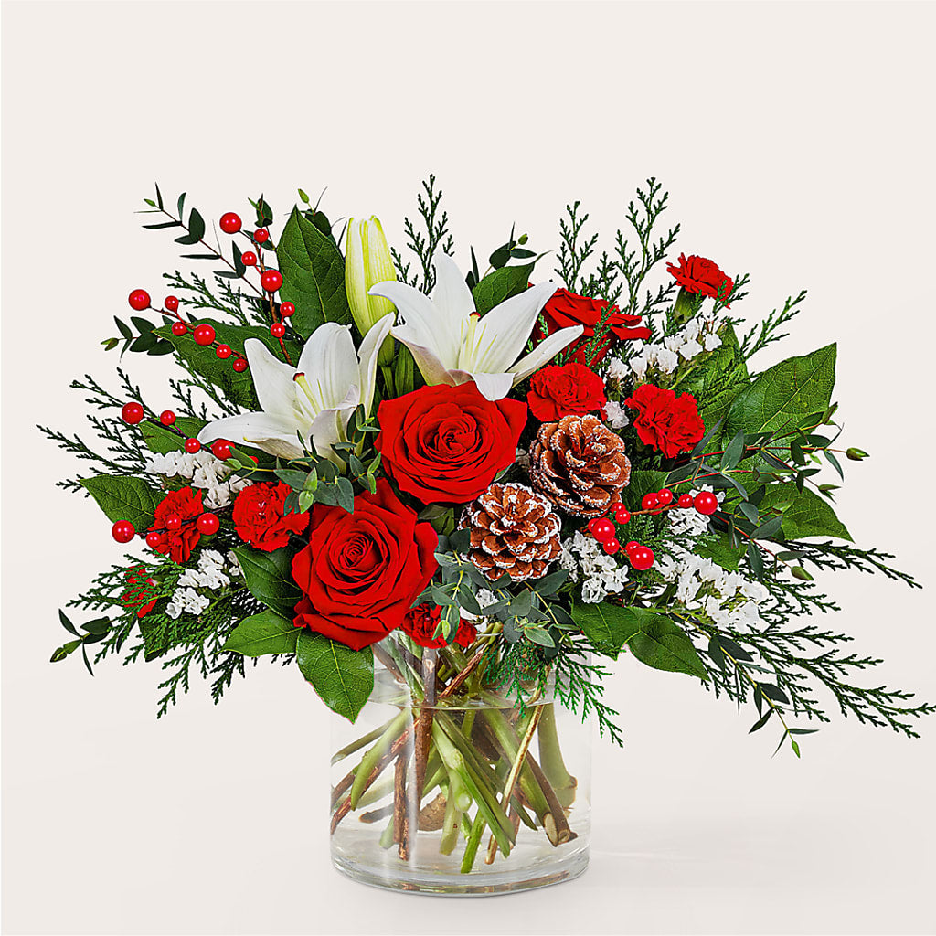 Best in Snow Bouquet – GEORGE'S FLOWERS, Los Angeles CA