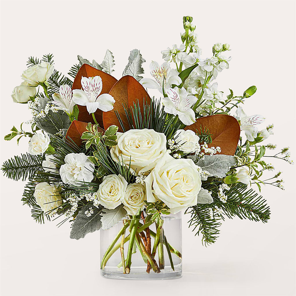 Fresh Snowfall Bouquet – GEORGE'S FLOWERS, Los Angeles CA